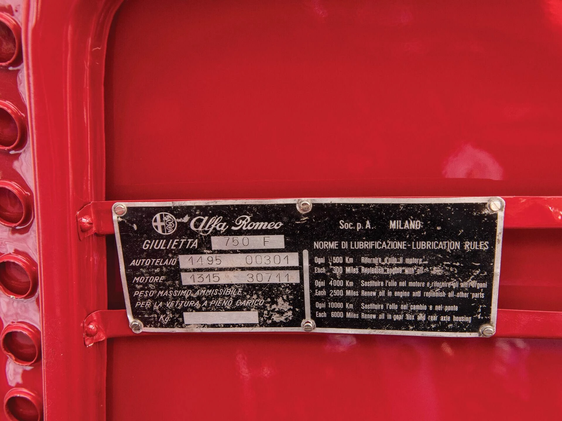 Alfa Romeo Giulietta 750G Spider Competizione - 1957_20