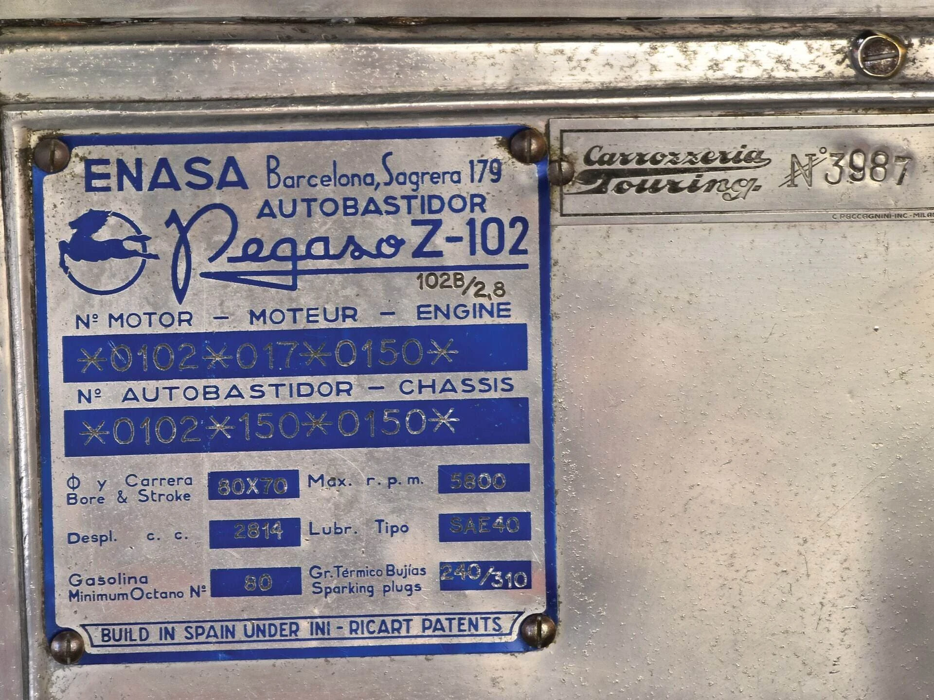 Pegaso Z-102 Berlinetta Touring - 1954 34