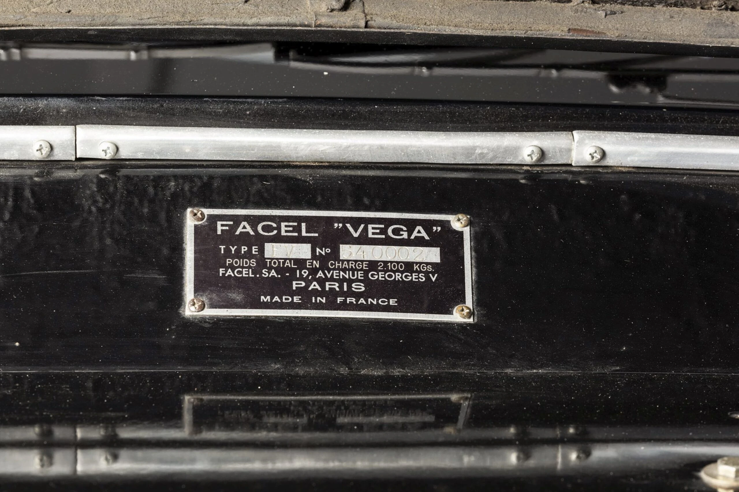 Facel Vega Prototype 'V' 1954 16