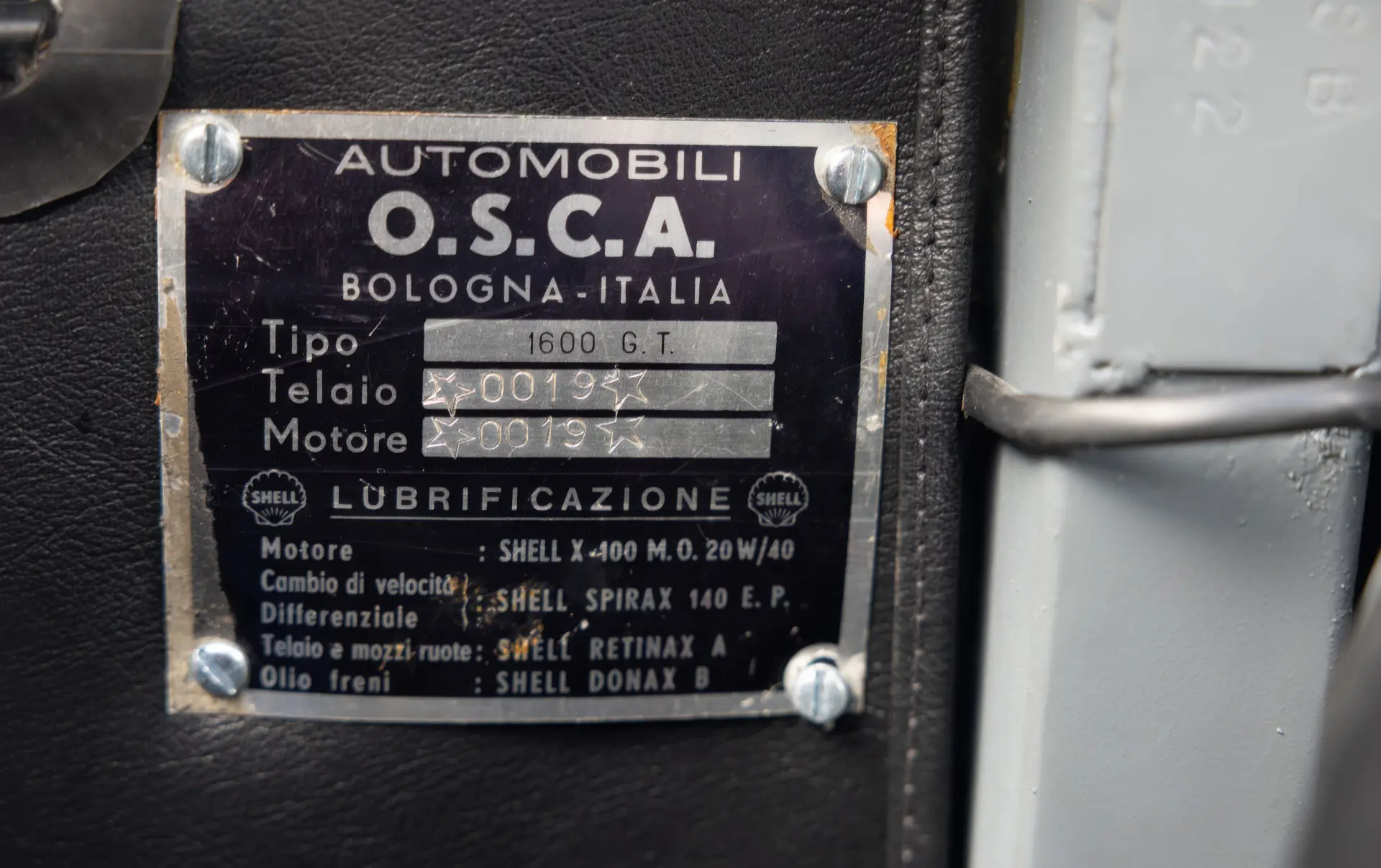 OSCA 1600 GT Coupé - Touring - 1961-88