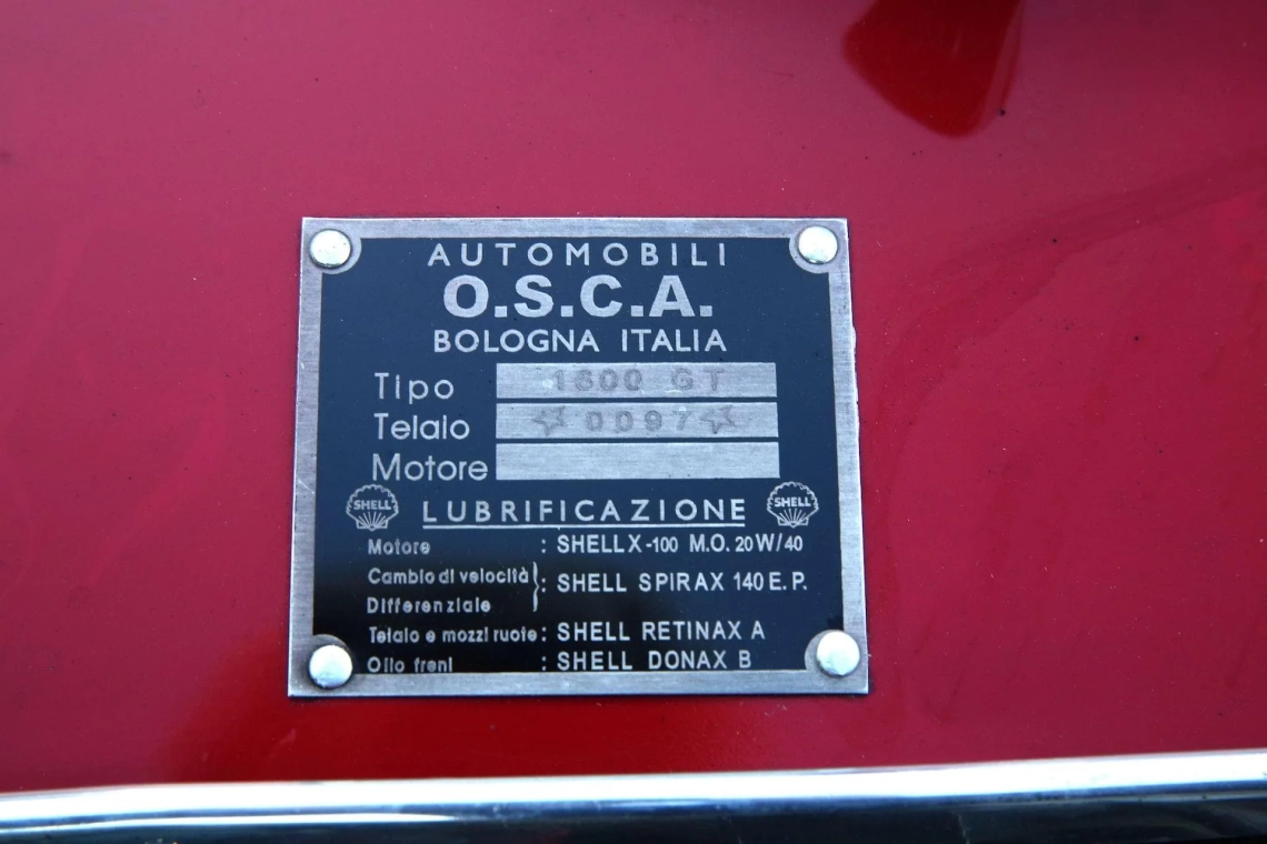 Osca 1600 GT berlinette double bubble Zagato 1963 21