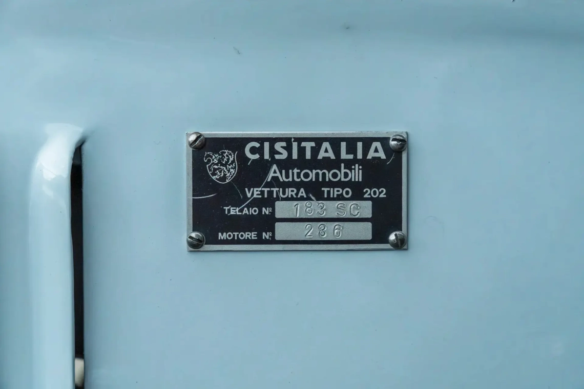 Cisitalia 202 SC Gran Sport Cabriolet - Stabilimenti Farina 1952 - 62