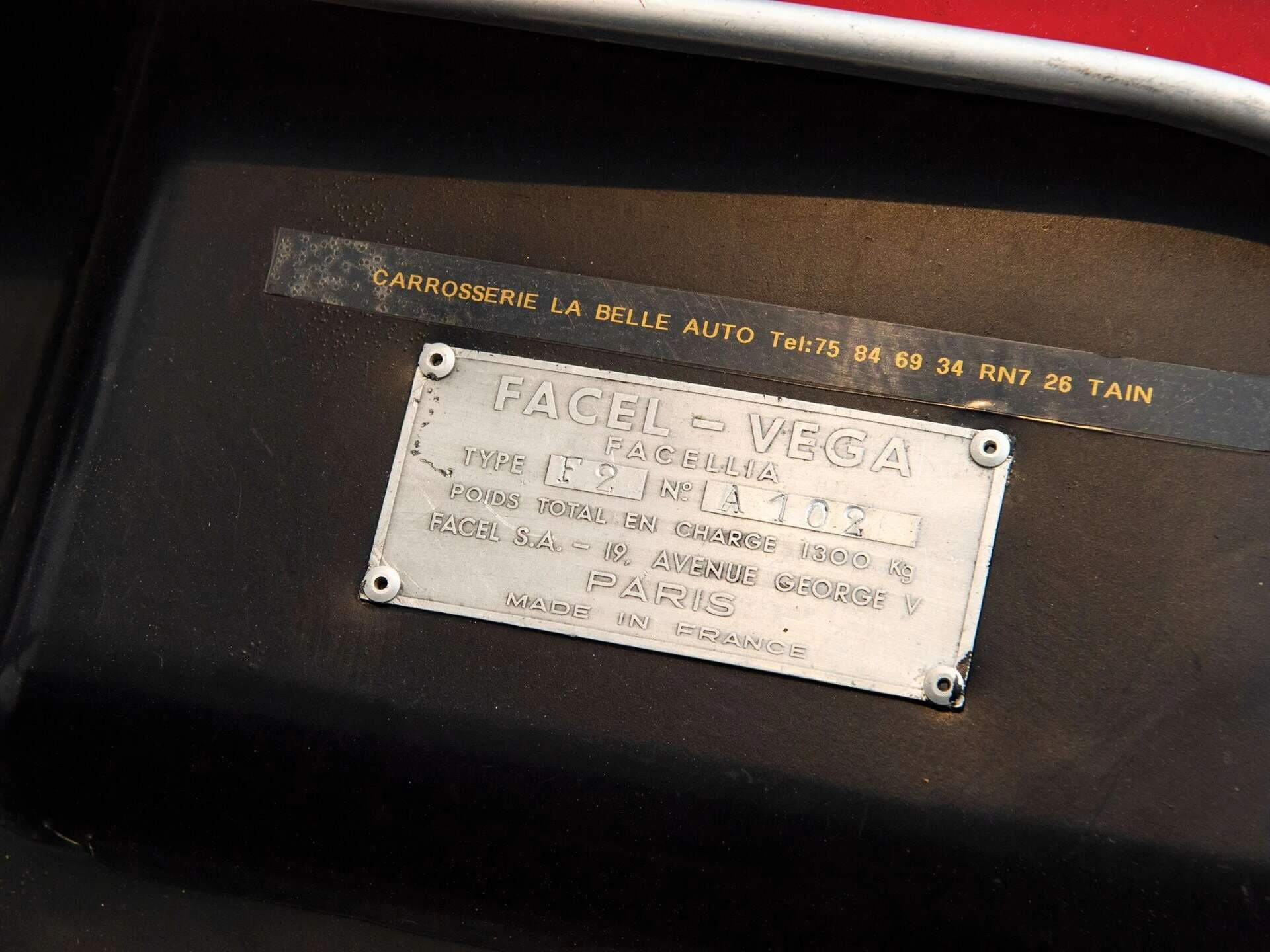 Facel Vega F2 Facellia Cabriolet 1960 12