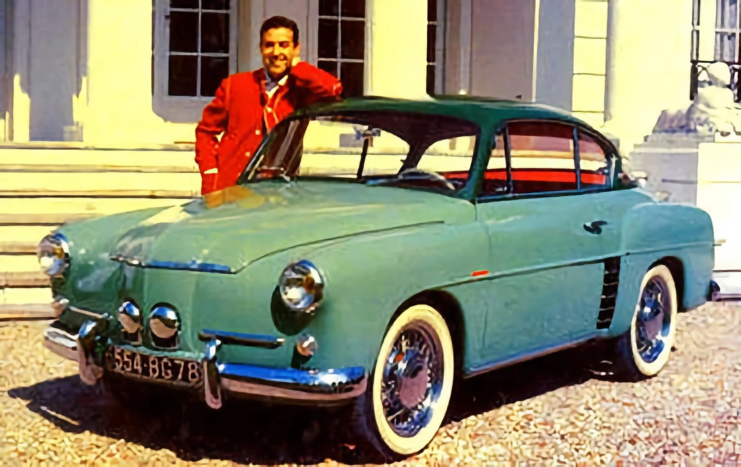 Renault Autobleu 4CV coupé 1955 a