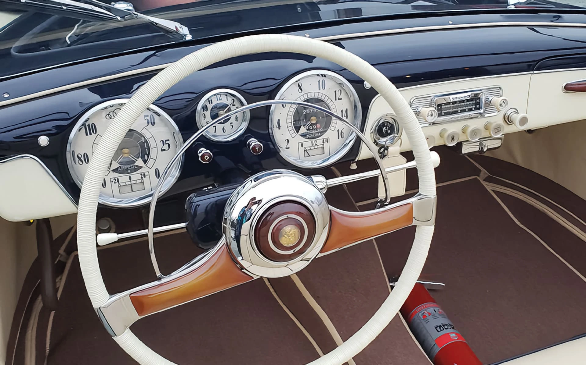 Fiat 1400 cabriolet Vignale 1952 3