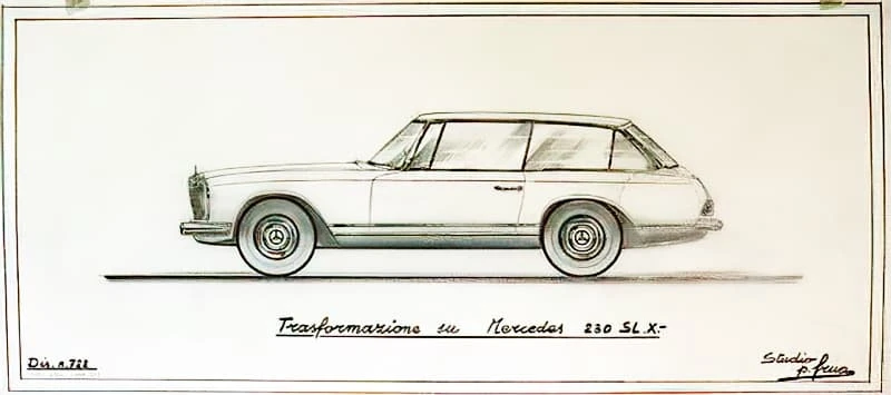 Mercedes 230 SL Break Frua 1