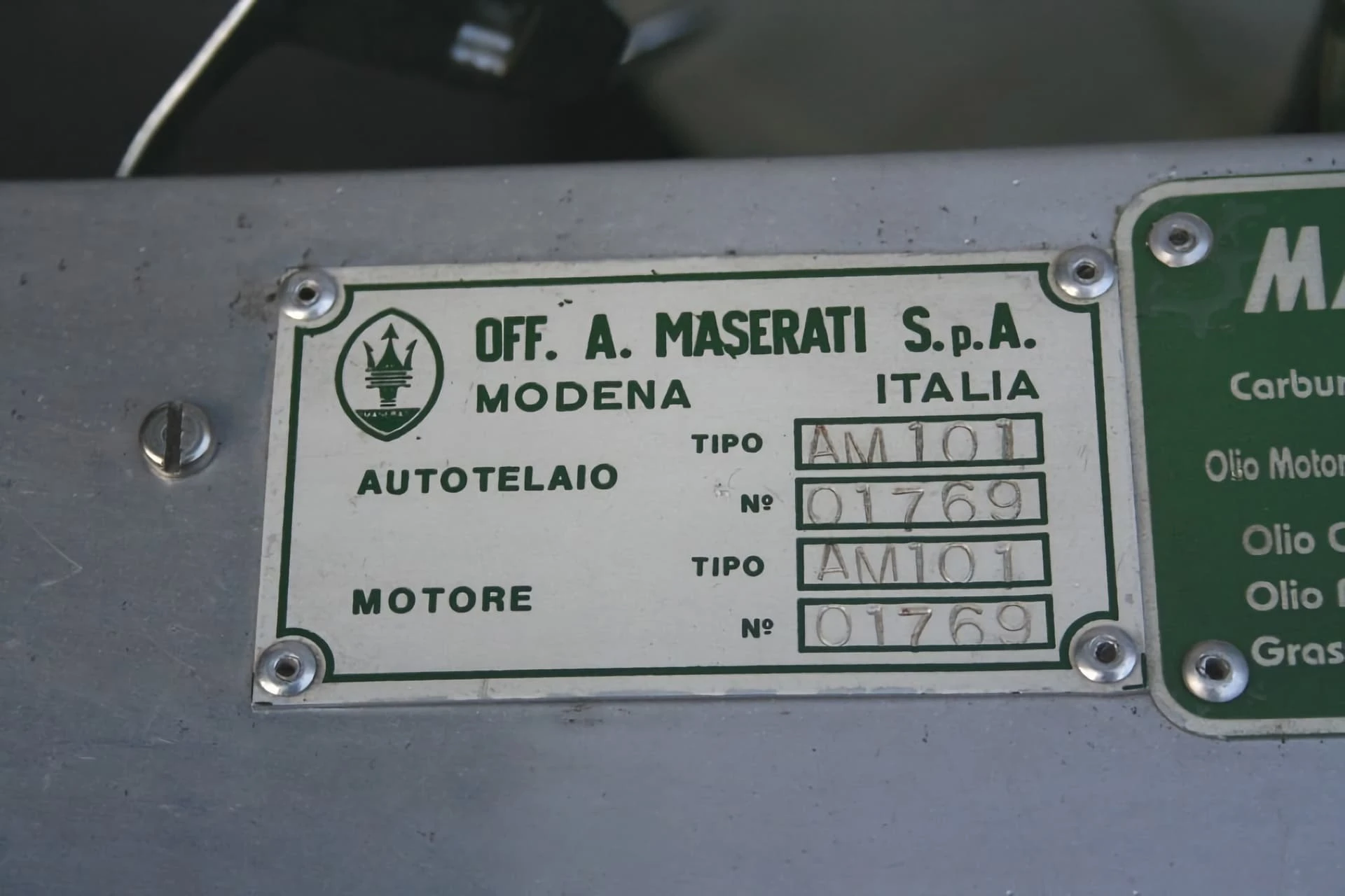 Maserati Sebring Series I Bompani Marchesi 1963 17