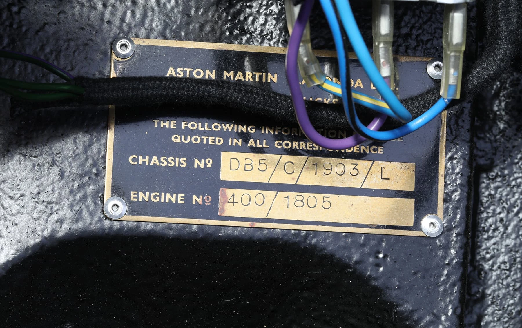 Aston Martin DB5 Convertible 1965 40