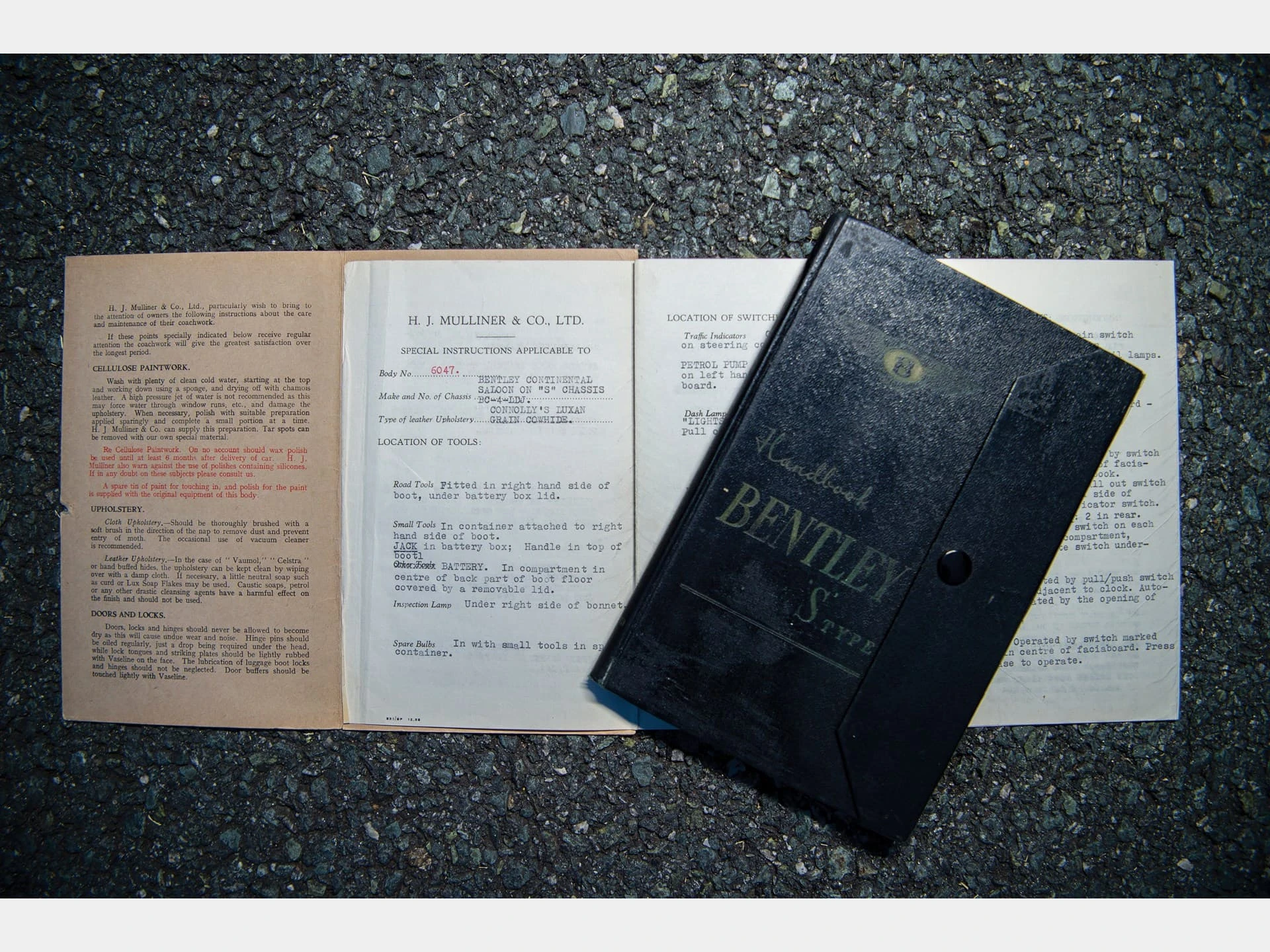 Bentley S1 Continental Fastback Sports Saloon Mulliner 1958 35