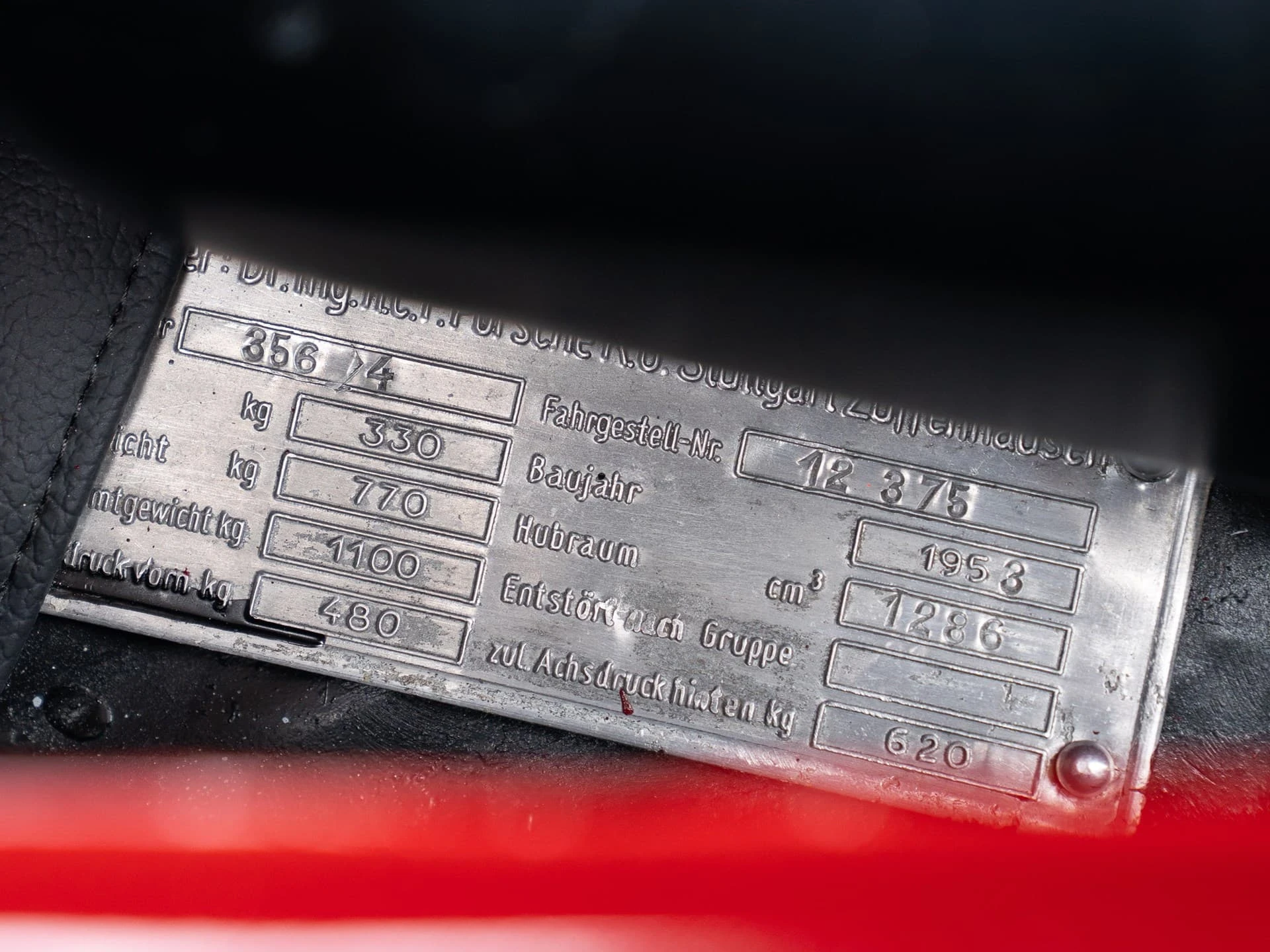 Porsche 356 Cabriolet (Heuer-Gläser) - 1953 62