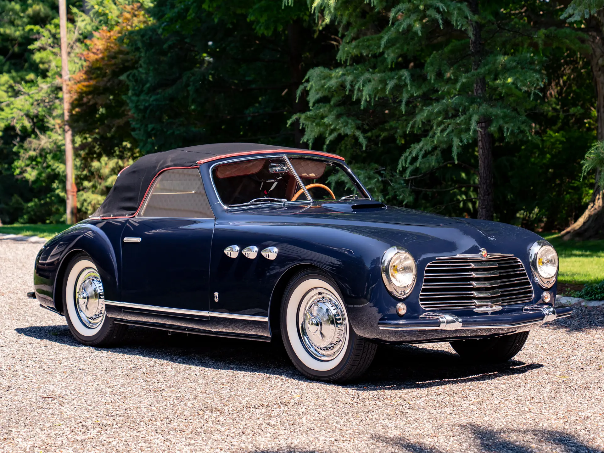 Simca-Abarth 8 Sport Cabriolet (Stabilimenti Farina - Facel Metallon) - 1951-07