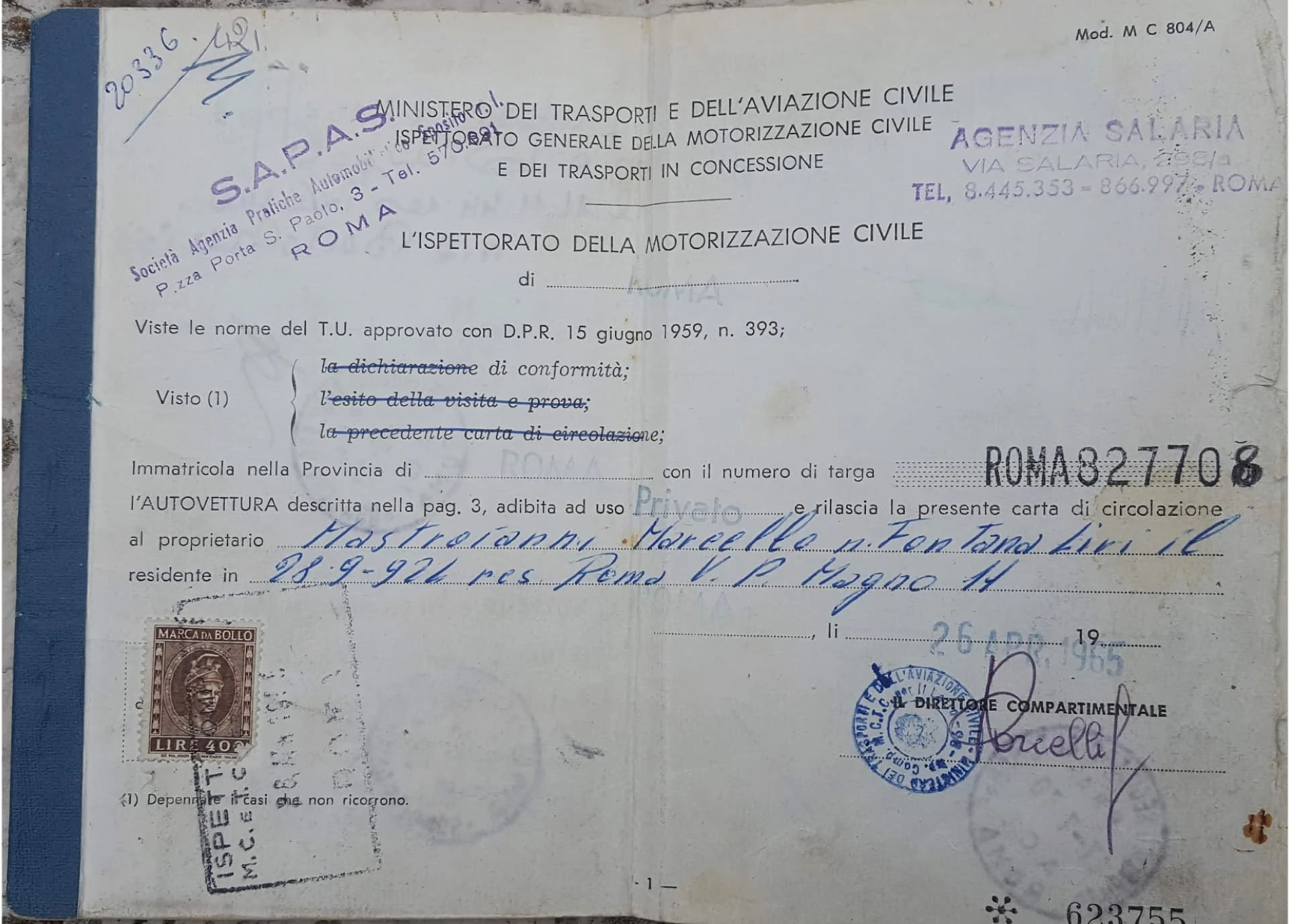 Lancia Flaminia Coupe 3B Pininfarina 1965 52