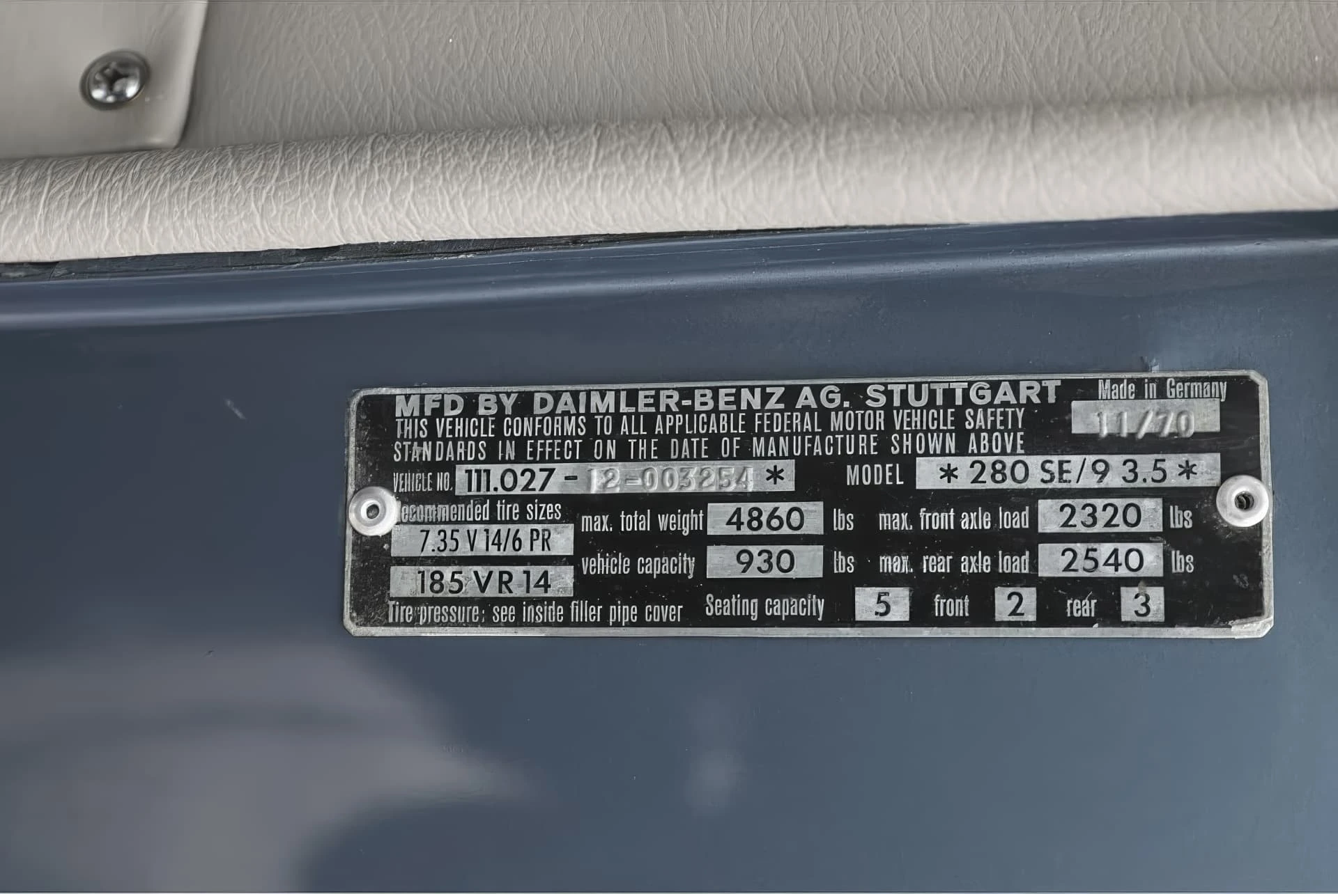 Mercedes-Benz 280SE 3.5 Cabriolet - 1969-1971 - 29