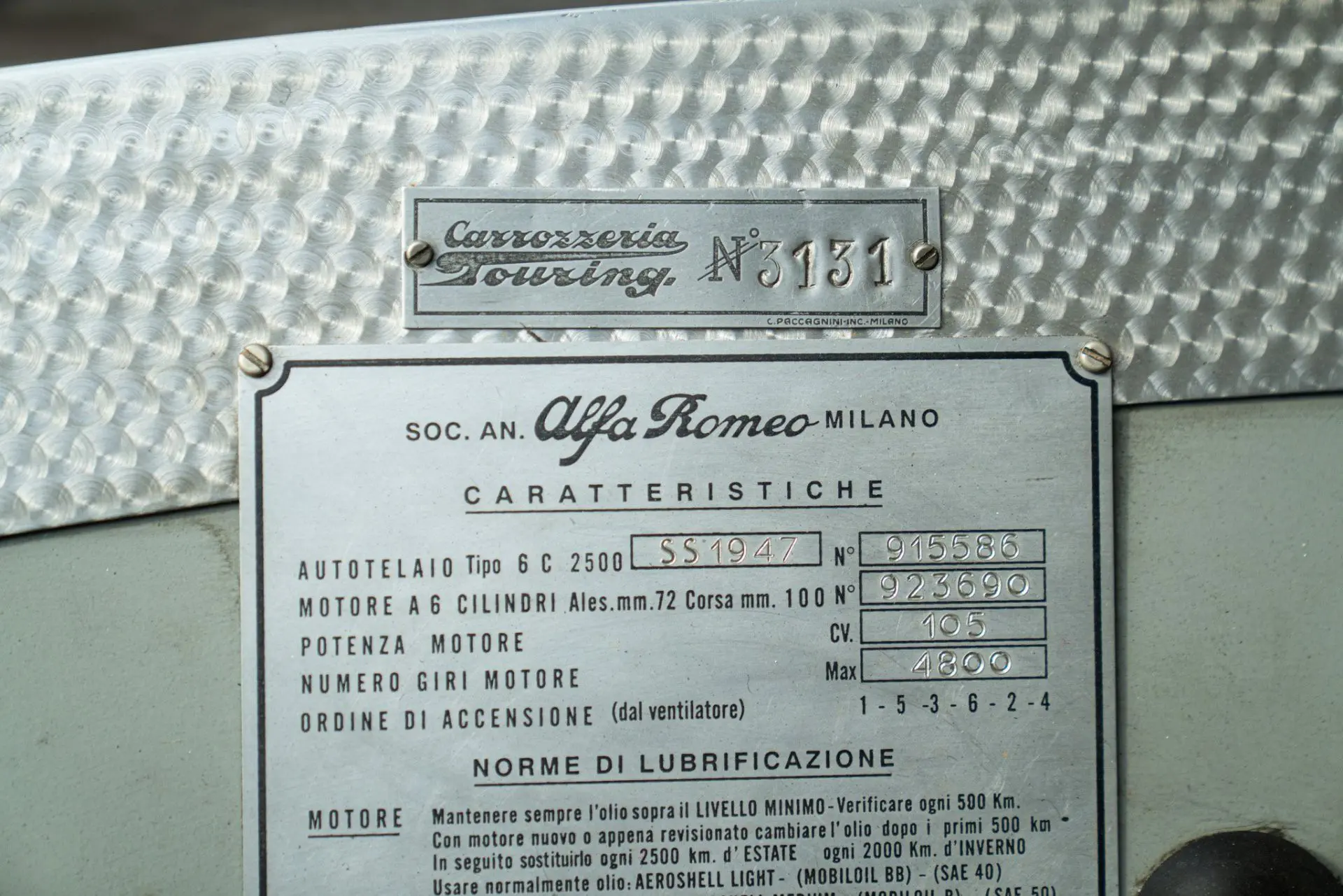 Alfa Romeo 6C 2500 SS Aerlux (Touring) - 1947 -102