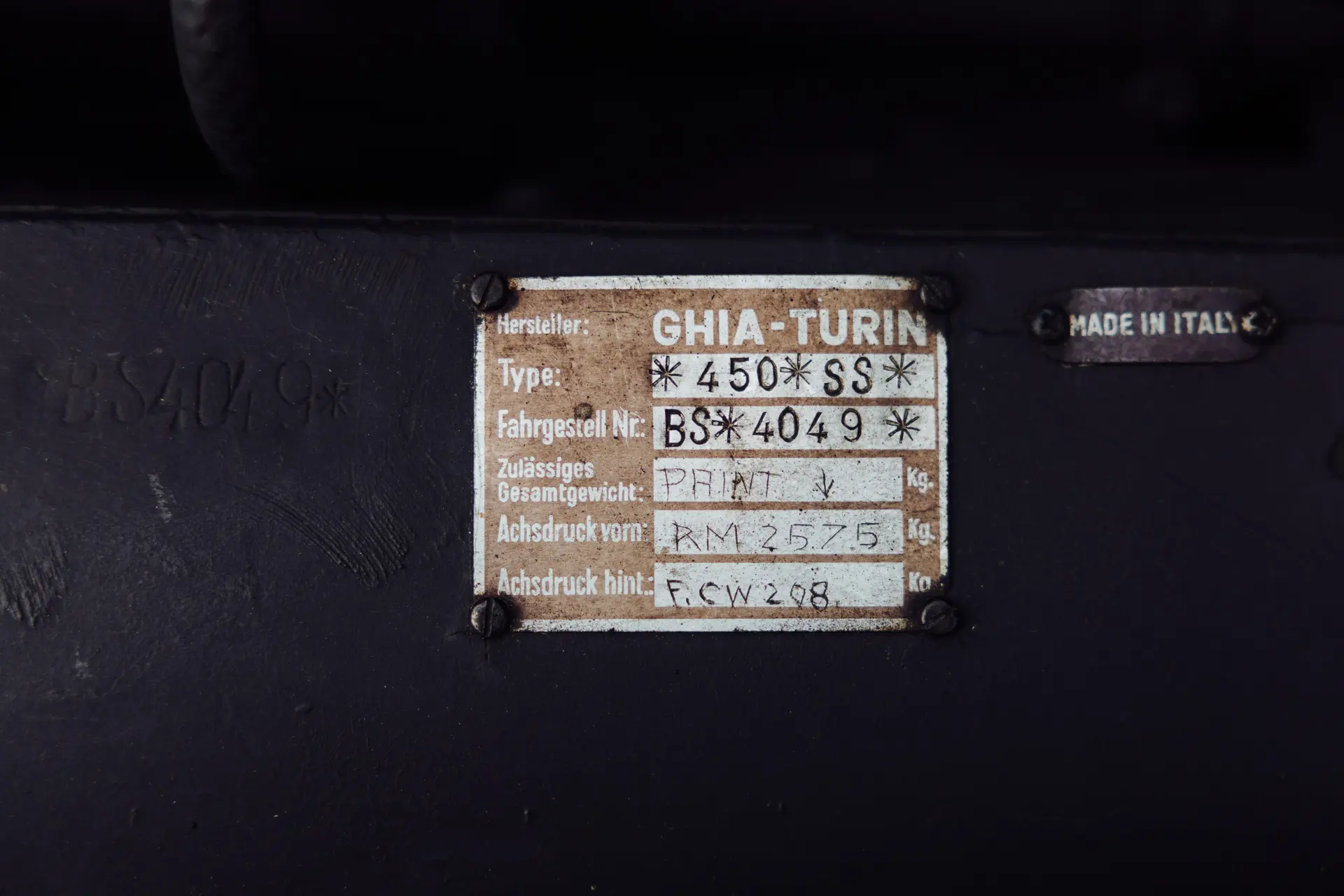 Ghia 450 SS Roadster - 1967-22