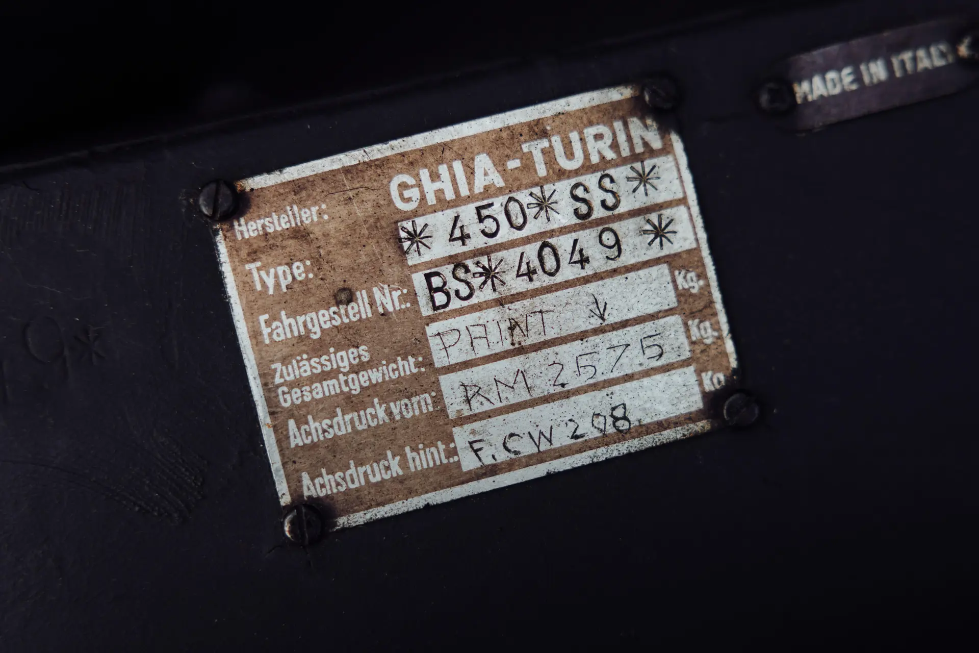 Ghia 450 SS Roadster - 1967-23