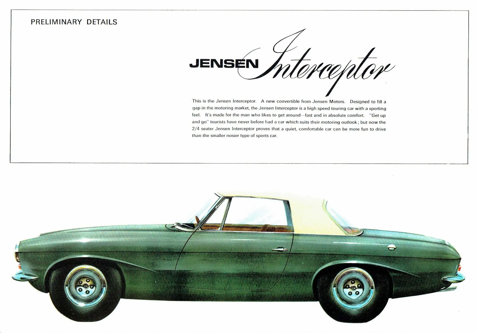 Jensen Interceptor P66 Prototype - 1966 -brochure1