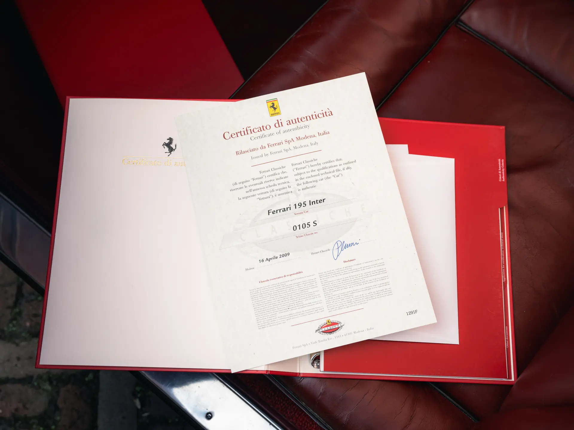 Ferrari 195 Inter Coupé (Ghia) - 1950-74