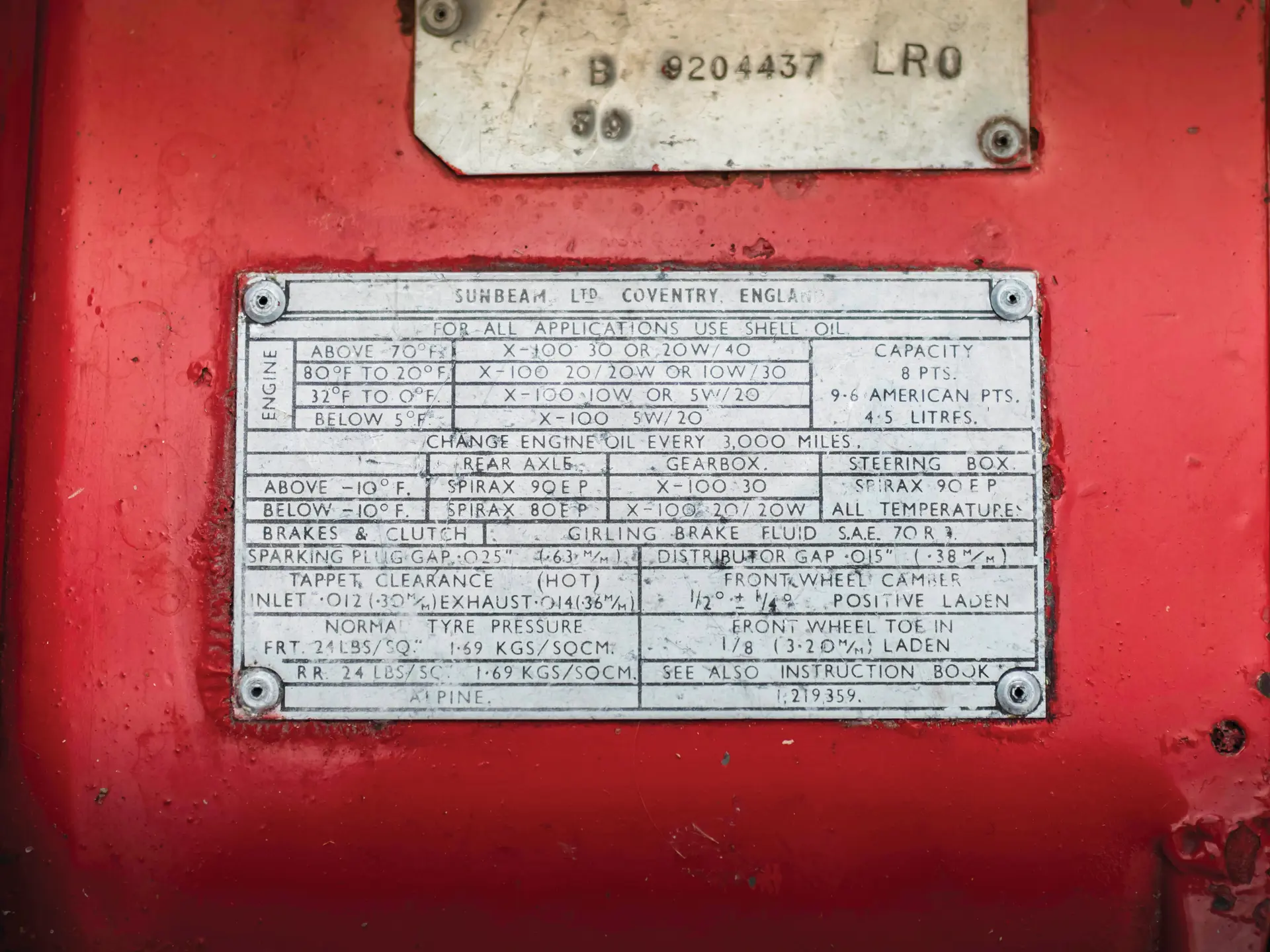 Sunbeam Alpine Mk I- 1960-24