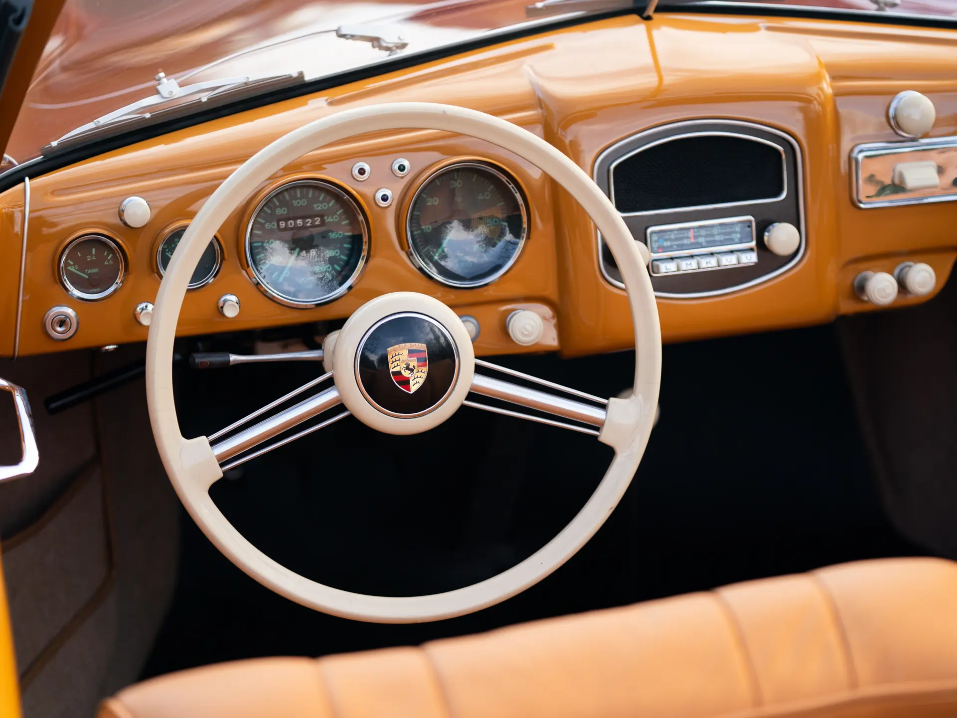 Porsche 356 Pre-A 'Knickscheibe' 1500 Cabriolet (Reutter) - 1954-13