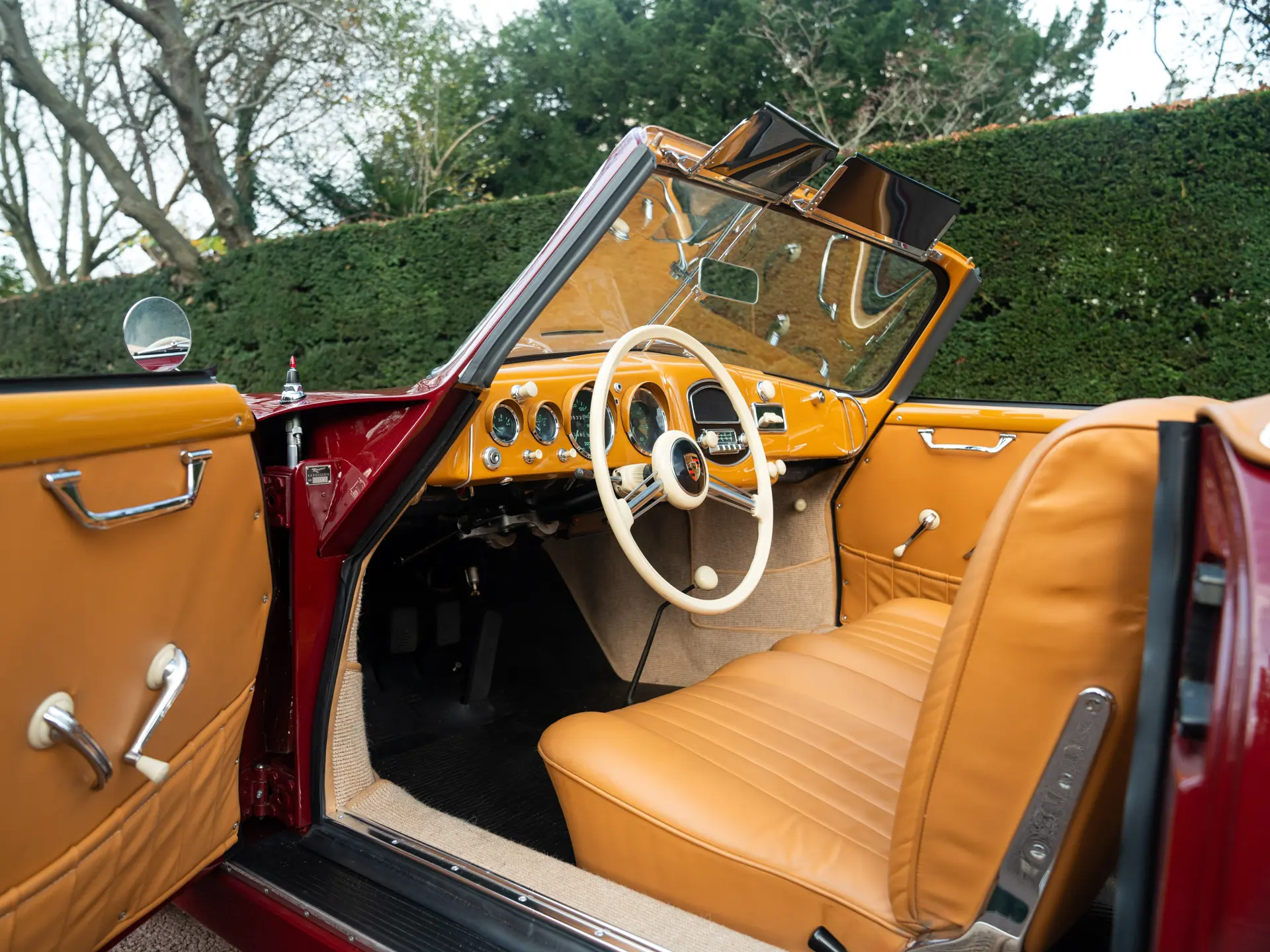 Porsche 356 Pre-A 'Knickscheibe' 1500 Cabriolet (Reutter) - 1954-18