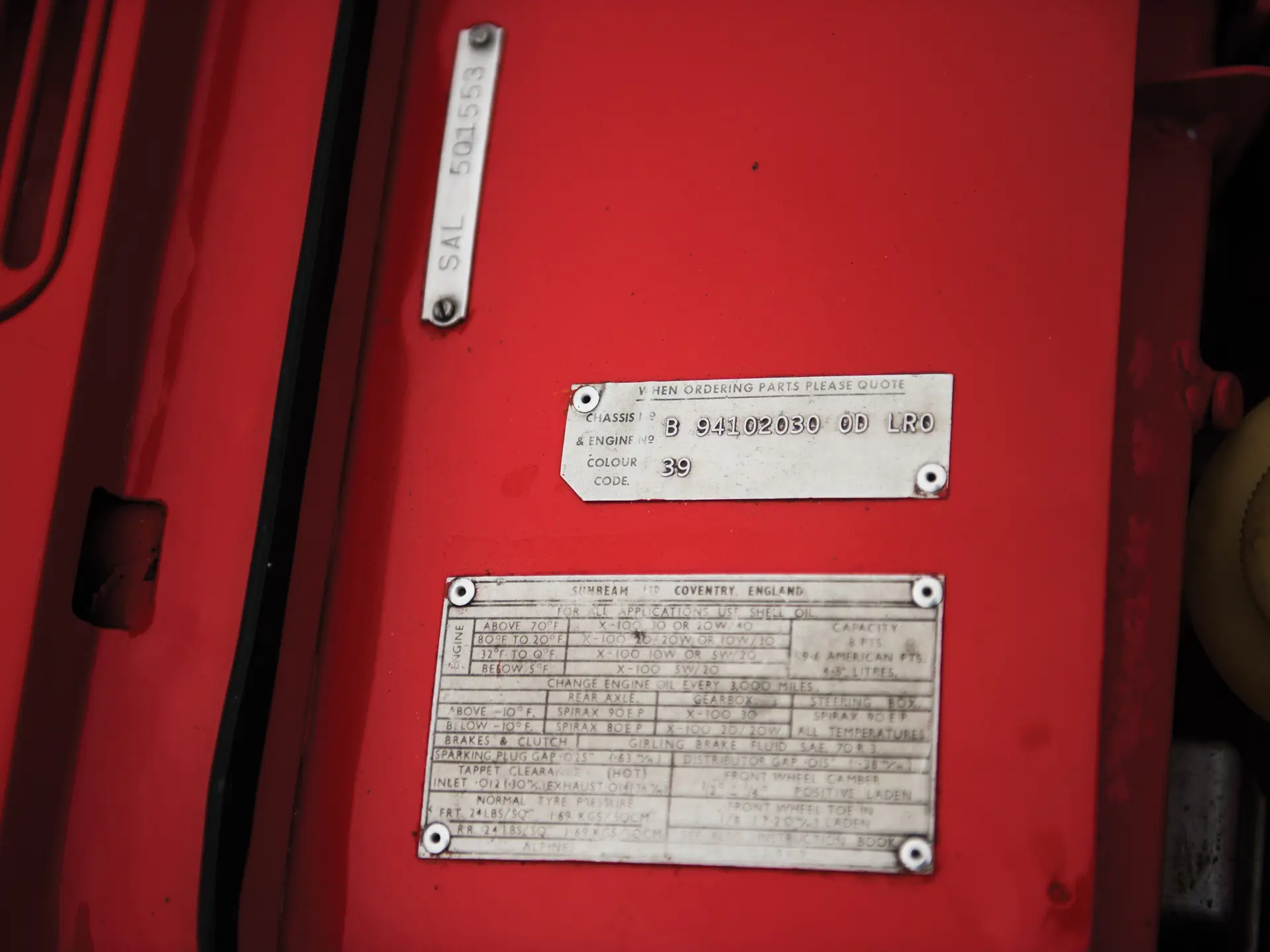 Sunbeam Alpine Series III - 1963-29