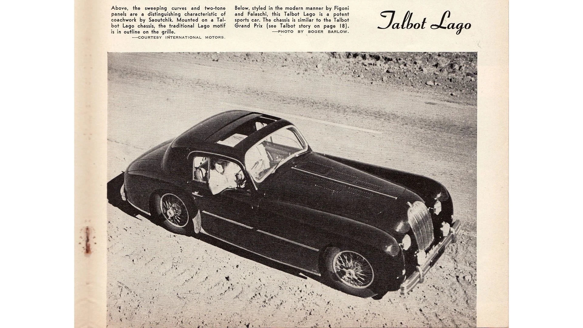 Talbot-Lago T26 Grand Sport Coupé (Dubos Frères) - 1949 -70