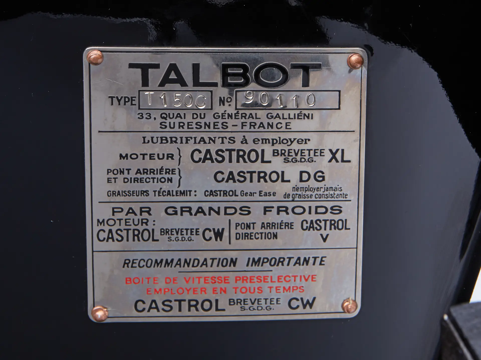 Talbot Lago T150-C-SS Coupé 90110 (Figoni et Falaschi) - 1938-12